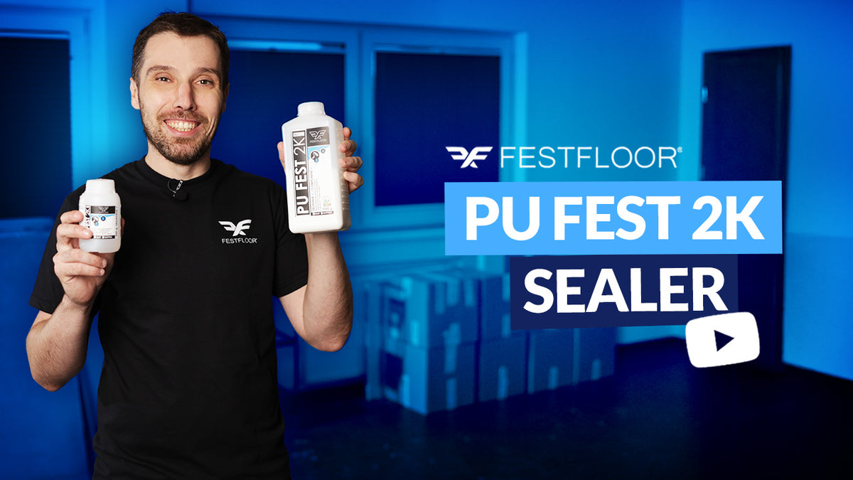 Jak nanášet lak na betonovou stěrku – vše o PU FEST 2K: výhody, míchání, aplikace