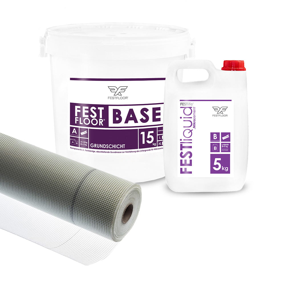 Sada betonové stěrky na podlahy FESTFLOOR TITAN - 10m²