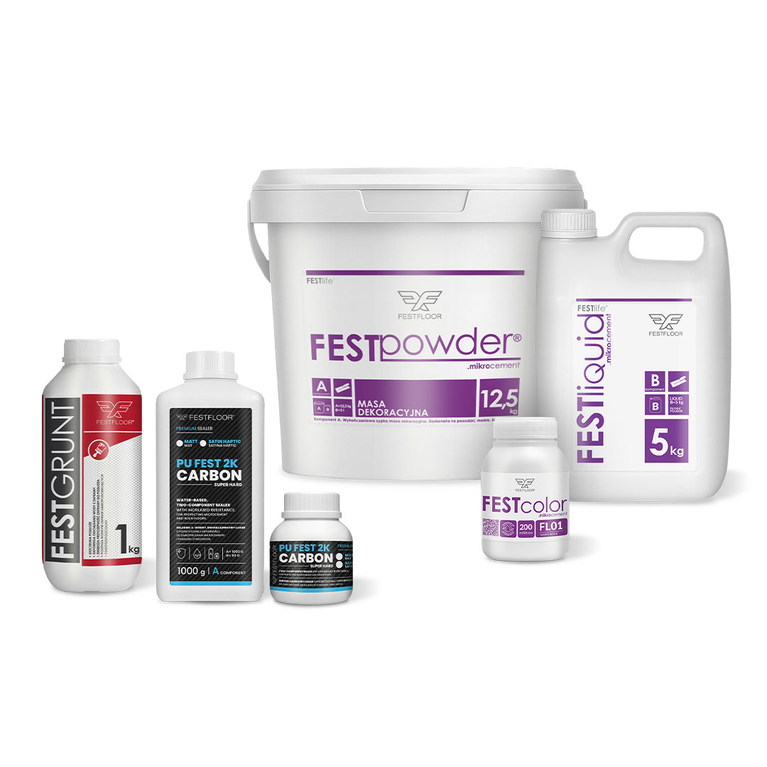 Sada betonové stěrky na schody FESTFLOOR LIFE – 10m²