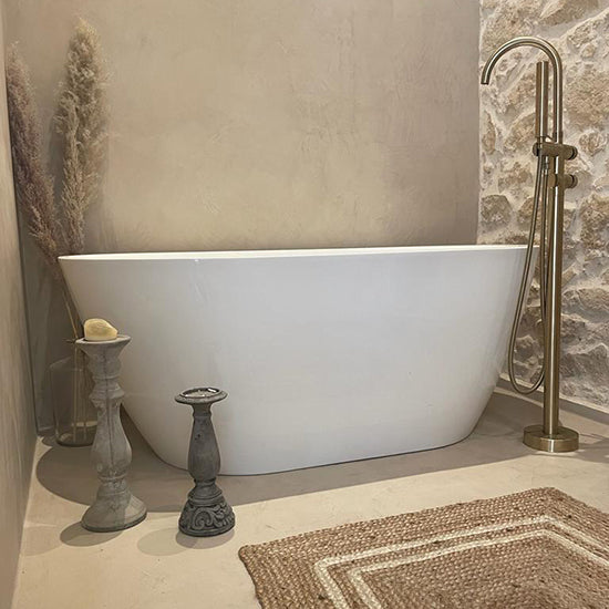 microcement in the bathroom