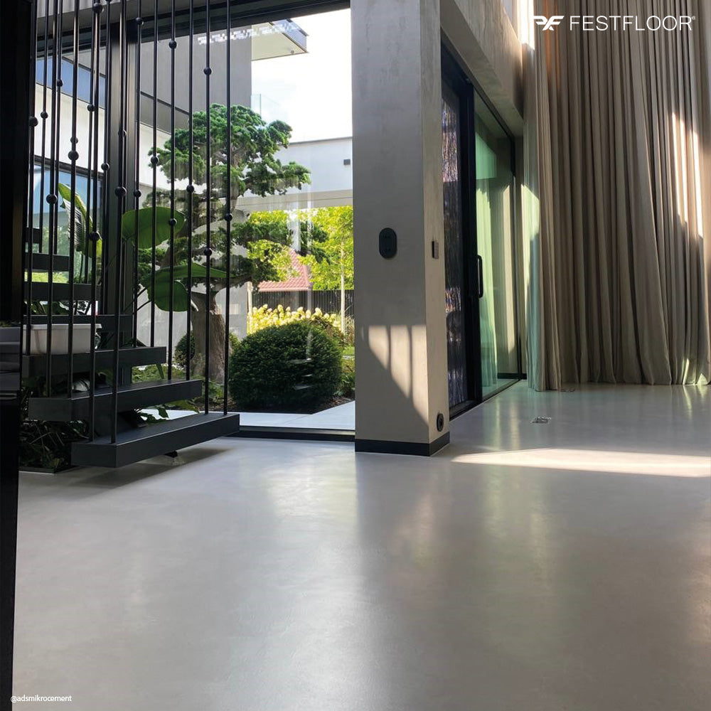 Sada pro betonovou stěrku na podlahu s extra tvrdým lakem – 10 m²