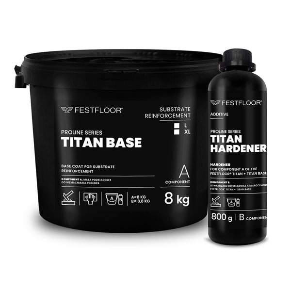 TITAN BASE 8 KG + 0,8 KG základní vrstva pro betonová stěrka Titan
